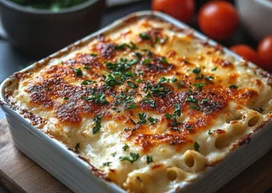 Makarona Bechamel (Pasta Béchamel)